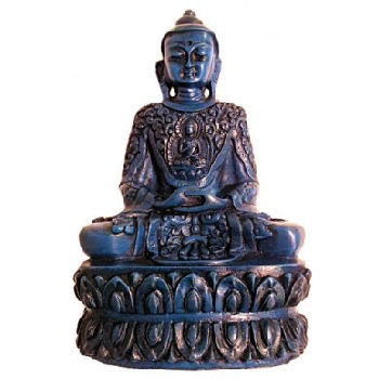 Meditating Buddha Statue Lapis Looking RB-161L